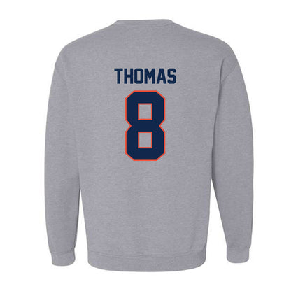 Illinois - NCAA Football : Cameron Thomas - Classic Shersey Crewneck Sweatshirt-1