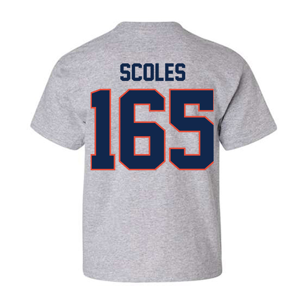 Illinois - NCAA Wrestling : Braeden Scoles - Classic Shersey Youth T-Shirt-1