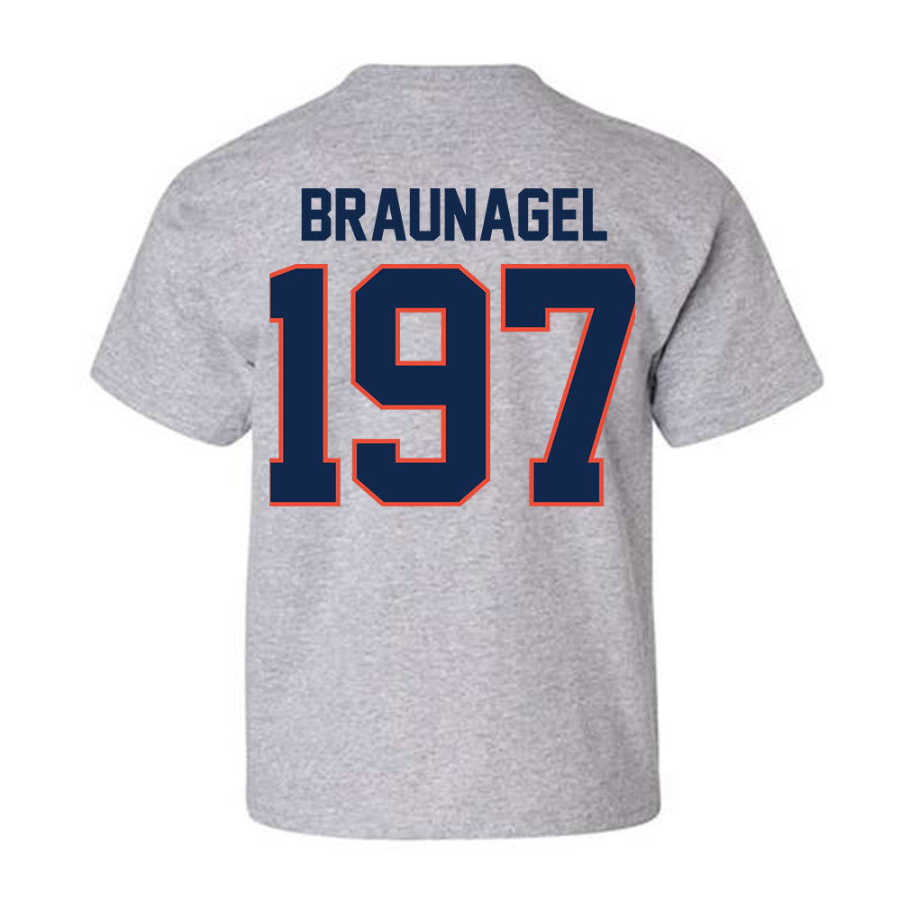 Illinois - NCAA Wrestling : Joey Braunagel - Classic Shersey Youth T-Shirt-1
