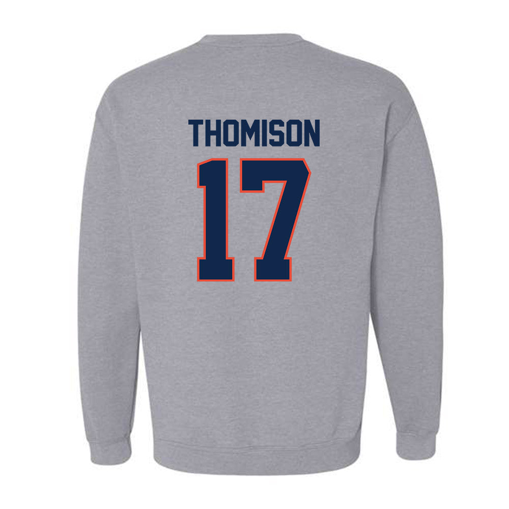 Illinois - NCAA Football : Isaiah Thomison - Classic Shersey Crewneck Sweatshirt-1