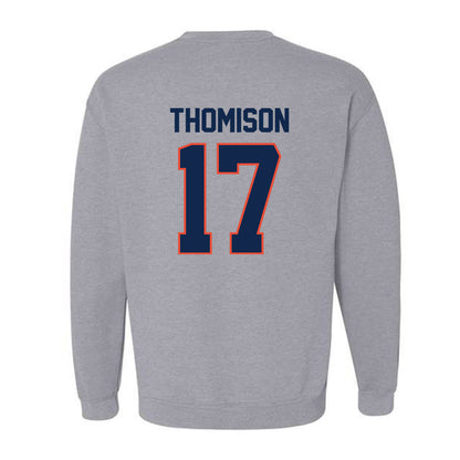 Illinois - NCAA Football : Isaiah Thomison - Classic Shersey Crewneck Sweatshirt-1