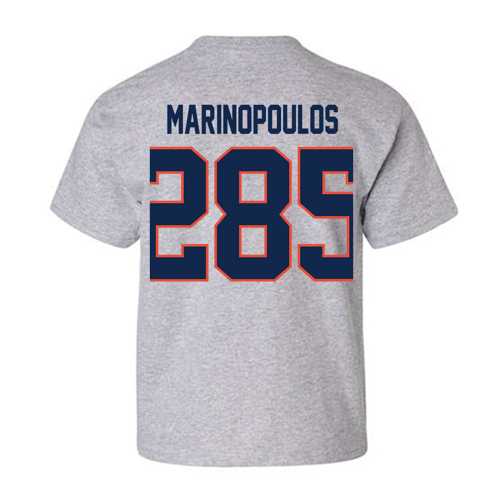 Illinois - NCAA Wrestling : Peter Marinopoulos - Classic Shersey Youth T-Shirt-1