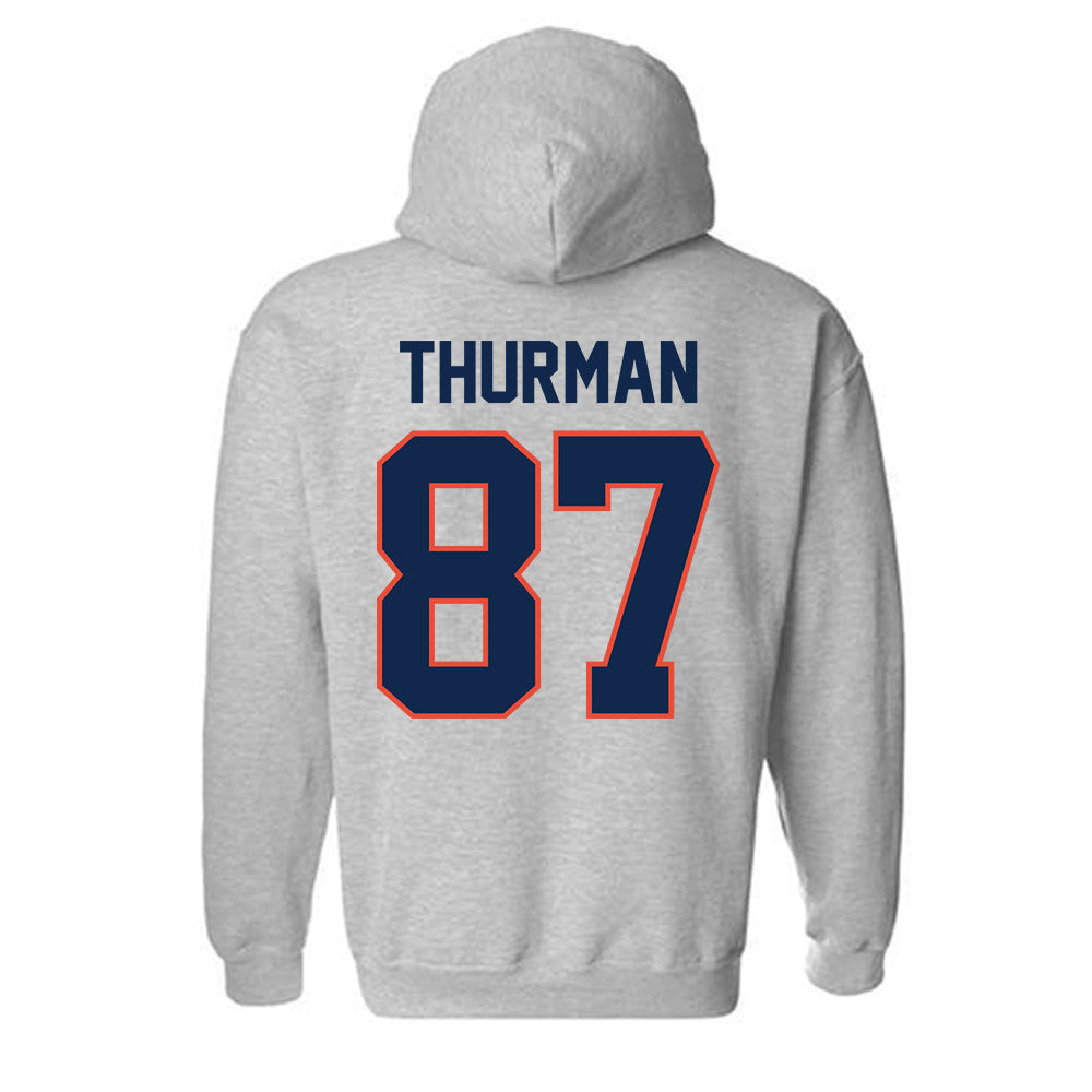 Illinois - NCAA Football : BJ Thurman - Classic Shersey Hooded Sweatshirt-1