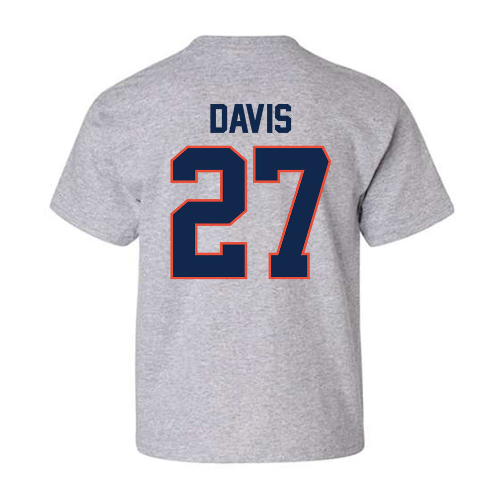 Illinois - NCAA Men's Basketball : Landon Davis - Classic Shersey Youth T-Shirt-1