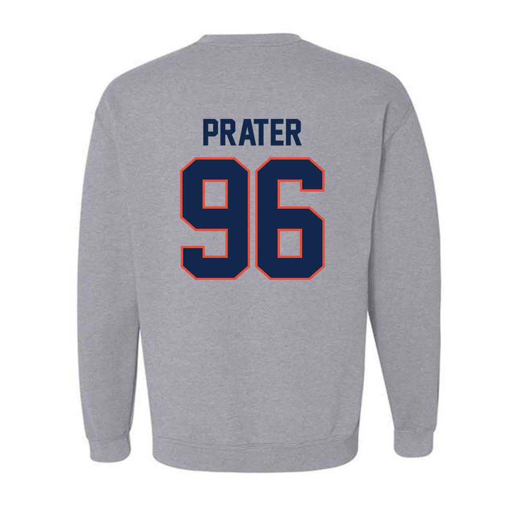 Illinois - NCAA Football : Darrell Prater - Classic Shersey Crewneck Sweatshirt-1