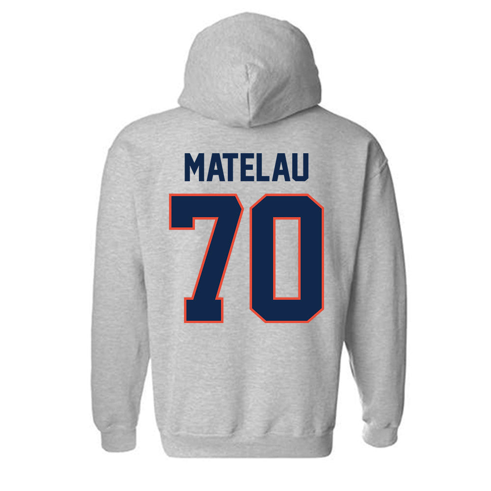 Illinois - NCAA Football : Maika Matelau - Classic Shersey Hooded Sweatshirt-1