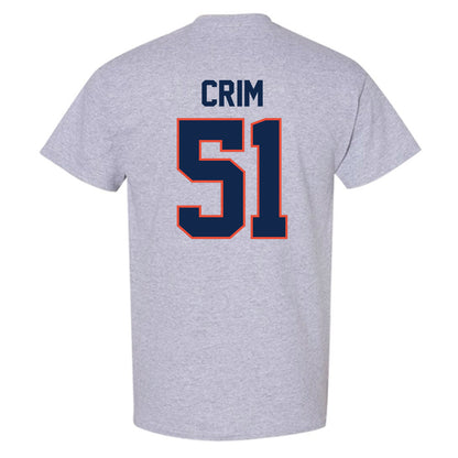 Illinois - NCAA Football : Parker Crim - Classic Shersey T-Shirt-1