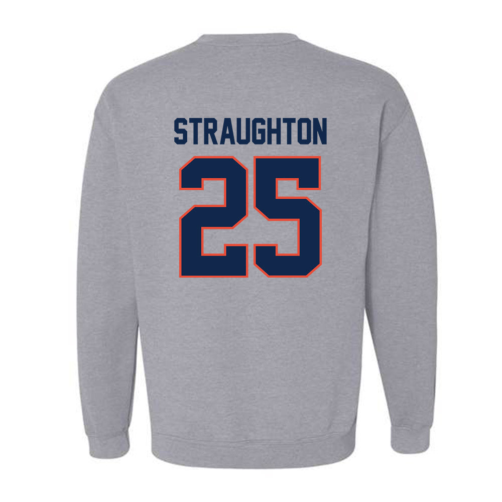 Illinois - NCAA Football : Des Straughton - Classic Shersey Crewneck Sweatshirt-1