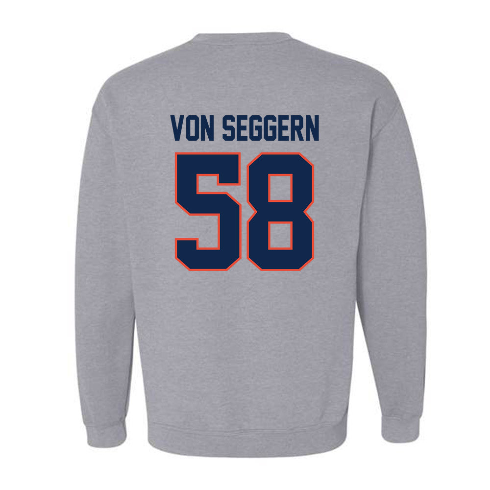 Illinois - NCAA Football : Landen Von Seggern - Classic Shersey Crewneck Sweatshirt-1