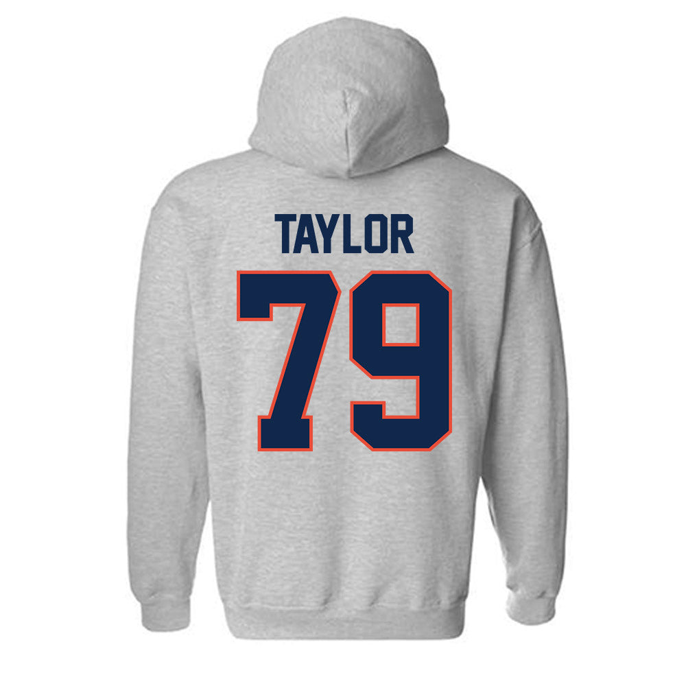 Illinois - NCAA Football : TJ Taylor - Classic Shersey Hooded Sweatshirt-1