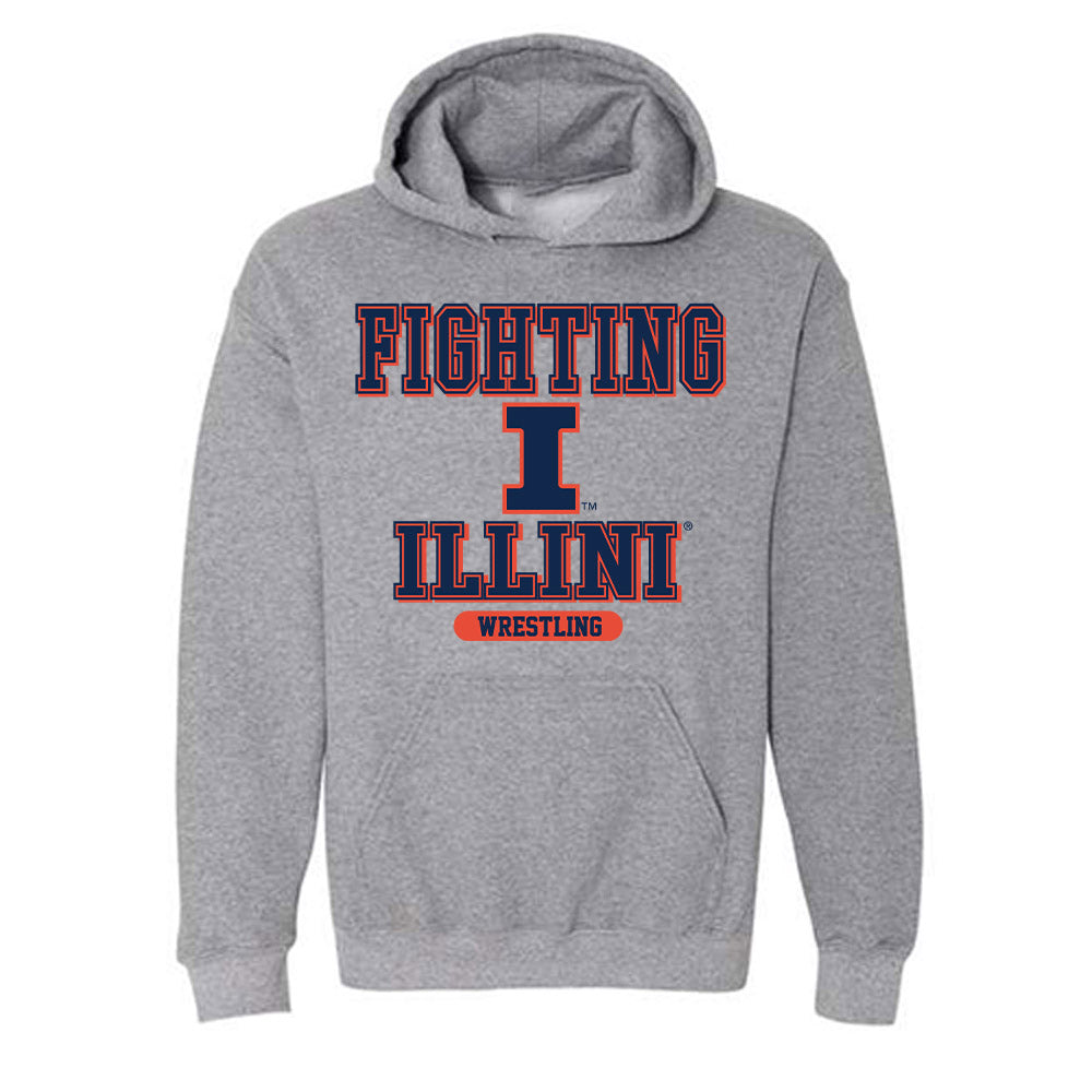 Illinois - NCAA Wrestling : Will Baysingar - Classic Shersey Hooded Sweatshirt