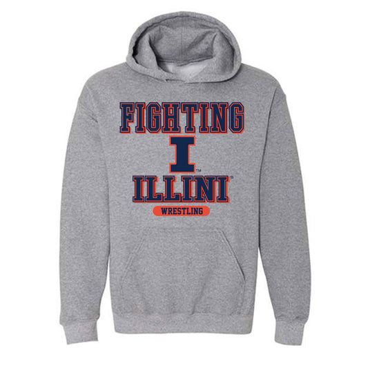 Illinois - NCAA Wrestling : Will Baysingar - Classic Shersey Hooded Sweatshirt
