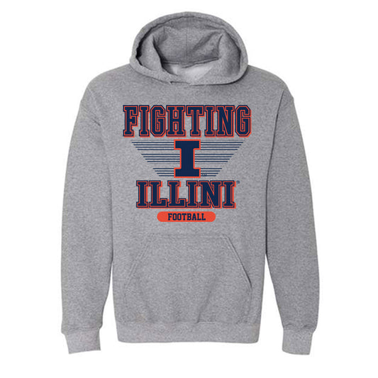 Illinois - NCAA Football : Kenenna Odeluga - Hooded Sweatshirt Classic Shersey