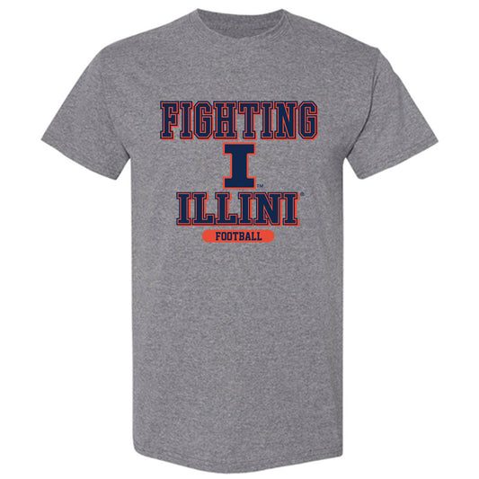 Illinois - NCAA Football : Tanner Heckel - Classic Shersey T-Shirt