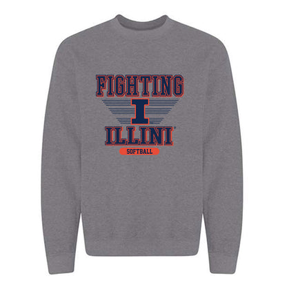 Illinois - NCAA Softball : Alaina Miller - Crewneck Sweatshirt Classic Shersey