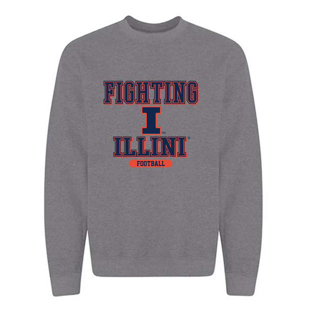 Illinois - NCAA Football : Tanner Heckel - Classic Shersey Crewneck Sweatshirt