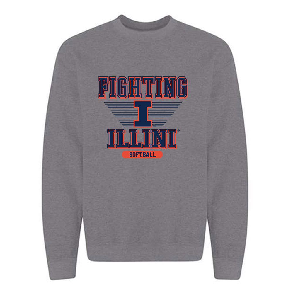 Illinois - NCAA Softball : Reese Hunkins - Crewneck Sweatshirt Classic Shersey