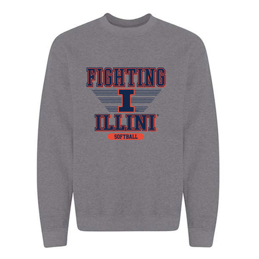 Illinois - NCAA Softball : Reese Hunkins - Crewneck Sweatshirt Classic Shersey