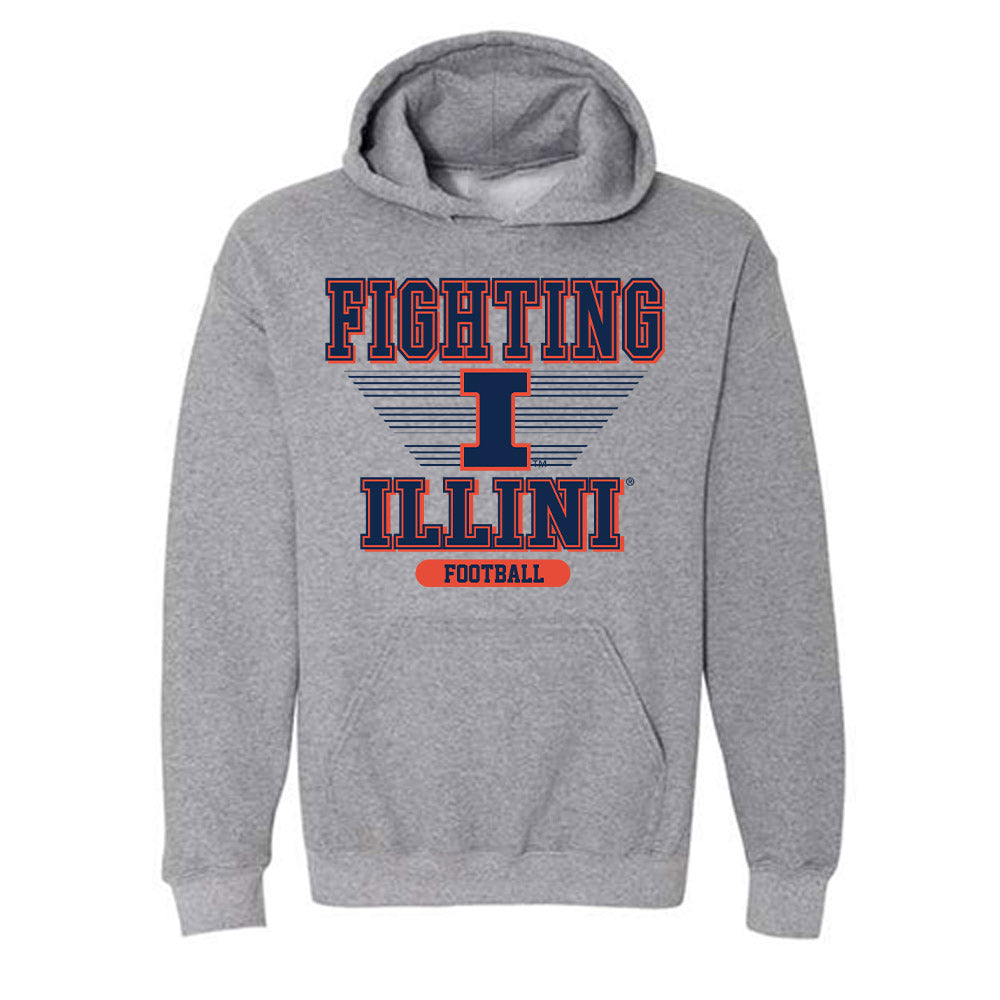 Illinois - NCAA Football : Pat Farrell - Hooded Sweatshirt Classic Shersey