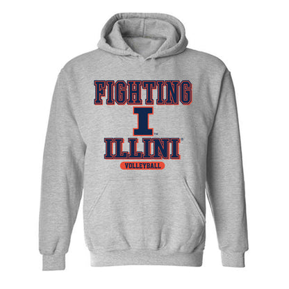 Illinois - NCAA Women's Volleyball : Maya Harris - Classic Shersey Hooded Sweatshirt-0