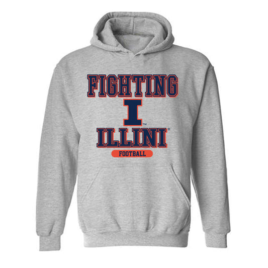 Illinois - NCAA Football : Caden Considine - Classic Shersey Hooded Sweatshirt-0