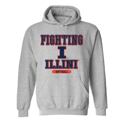 Illinois - NCAA Softball : Ella Cushing - Classic Shersey Hooded Sweatshirt-0