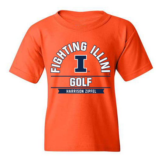 Illinois - NCAA Men's Golf : Harrison Zipfel - Classic Fashion Shersey Youth T-Shirt-0