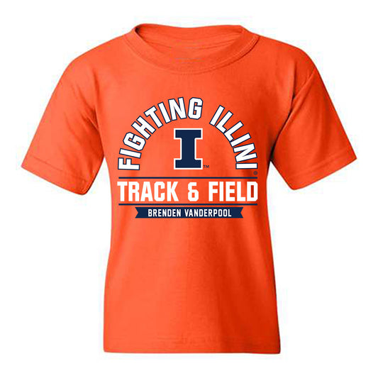 Illinois - NCAA Men's Track & Field : Brenden Vanderpool - Classic Fashion Shersey Youth T-Shirt-0