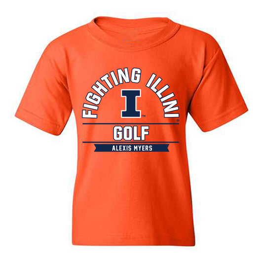 Illinois - NCAA Women's Golf : Alexis Myers - Classic Fashion Shersey Youth T-Shirt-0
