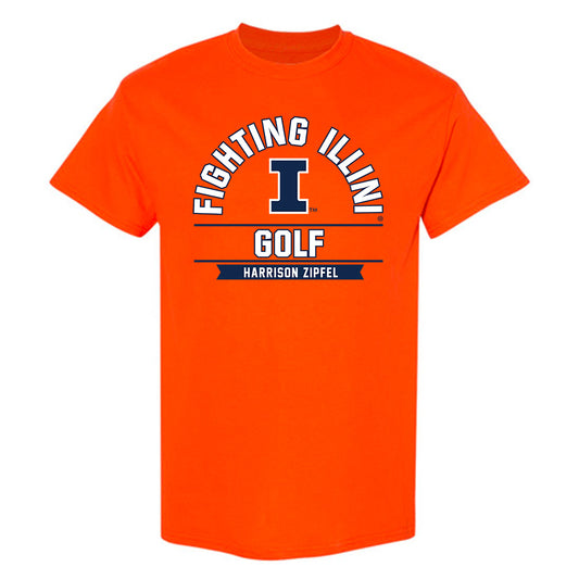 Illinois - NCAA Men's Golf : Harrison Zipfel - Classic Fashion Shersey T-Shirt-0