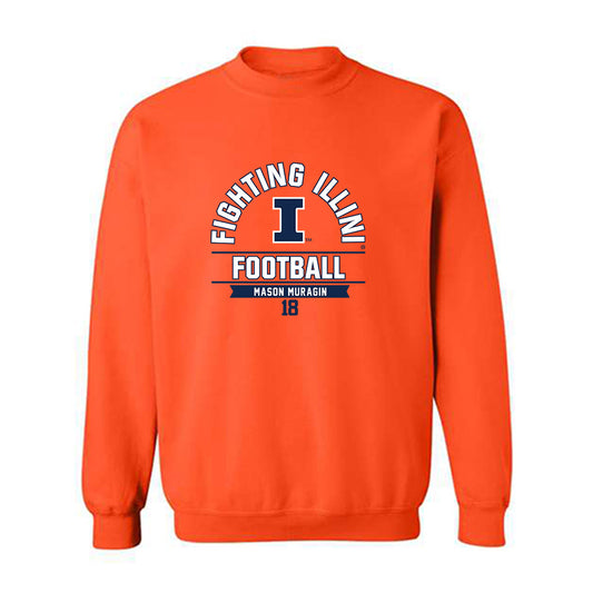 Illinois - NCAA Football : Mason Muragin - Crewneck Sweatshirt Classic Fashion Shersey