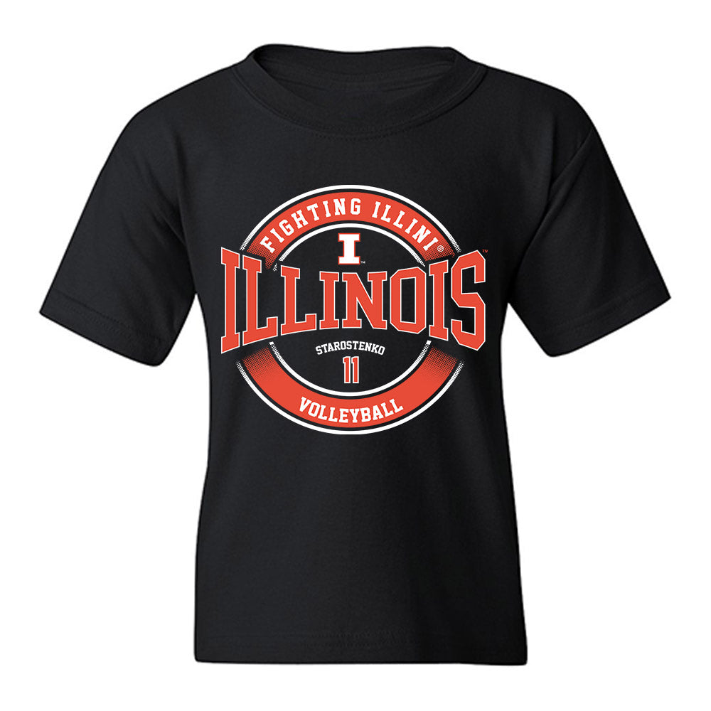 Illinois - NCAA Women's Volleyball : Kristina Starostenko - Classic Fashion Shersey Youth T-Shirt-0