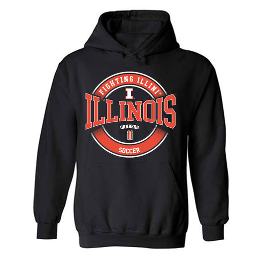 Illinois - NCAA Women's Soccer : Hedda Ornberg - Classic Fashion Shersey Hooded Sweatshirt-0
