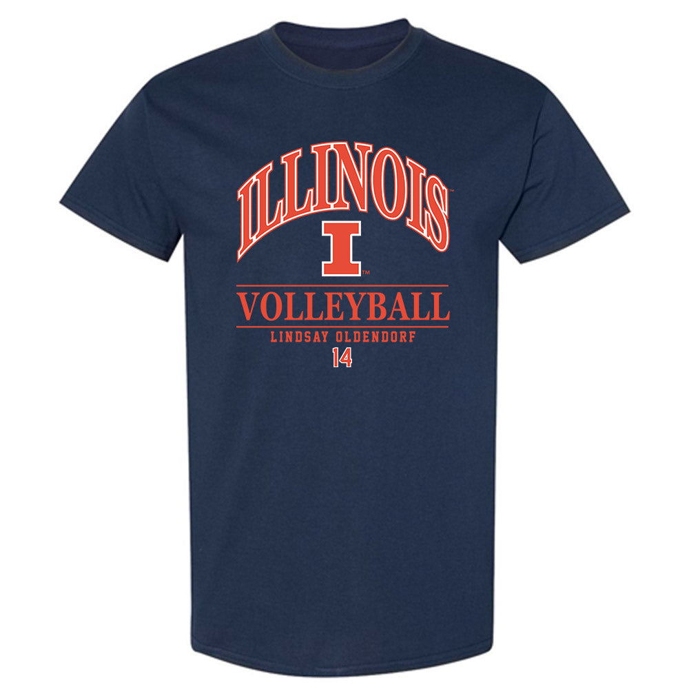 Illinois - NCAA Women's Volleyball : Lindsay Oldendorf - Classic Fashion Shersey T-Shirt-0