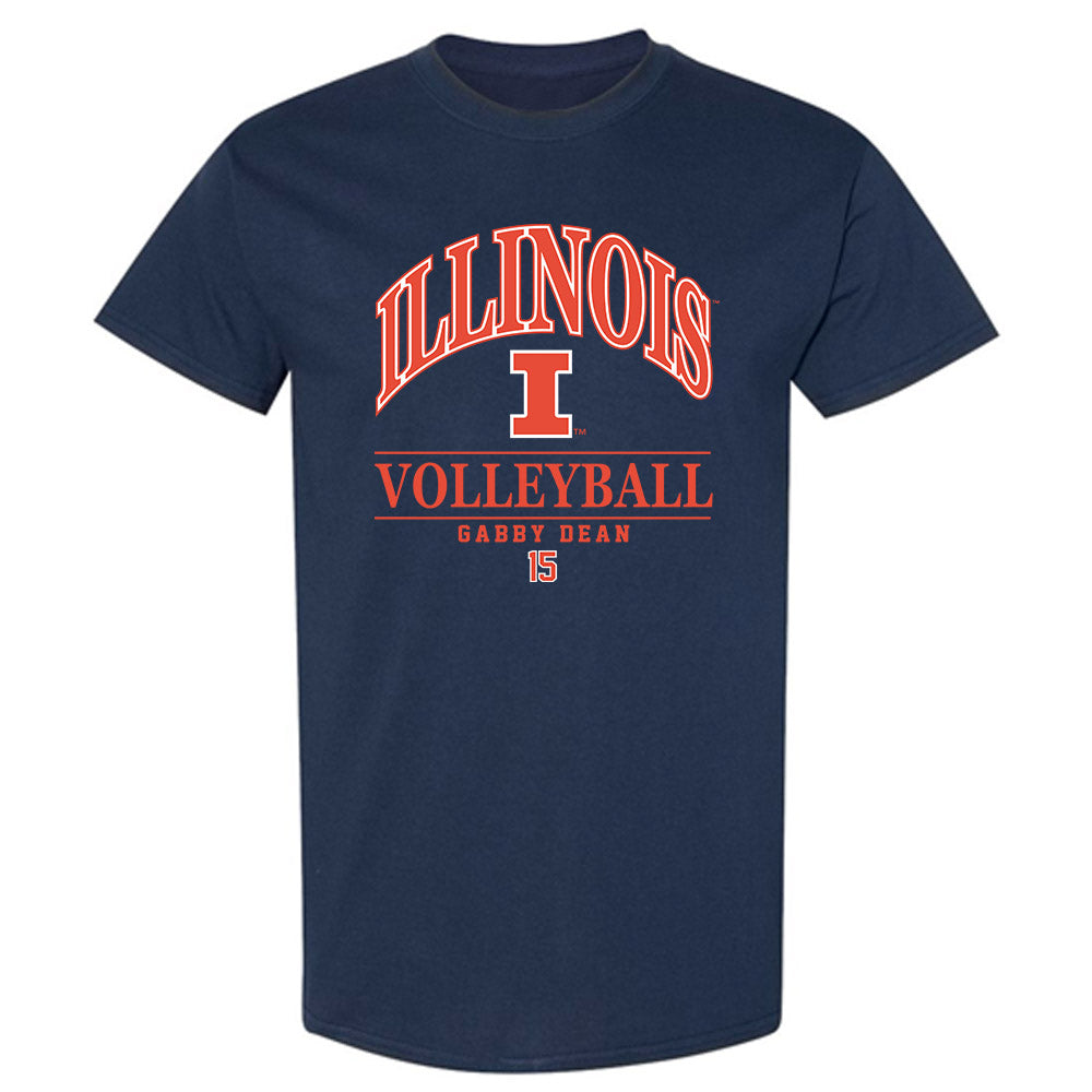 Illinois - NCAA Women's Volleyball : Gabby Dean - Classic Fashion Shersey T-Shirt-0