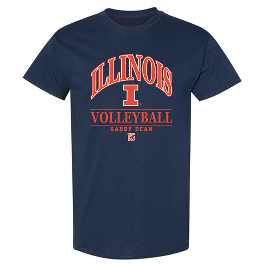 Illinois - NCAA Women's Volleyball : Gabby Dean - Classic Fashion Shersey T-Shirt-0