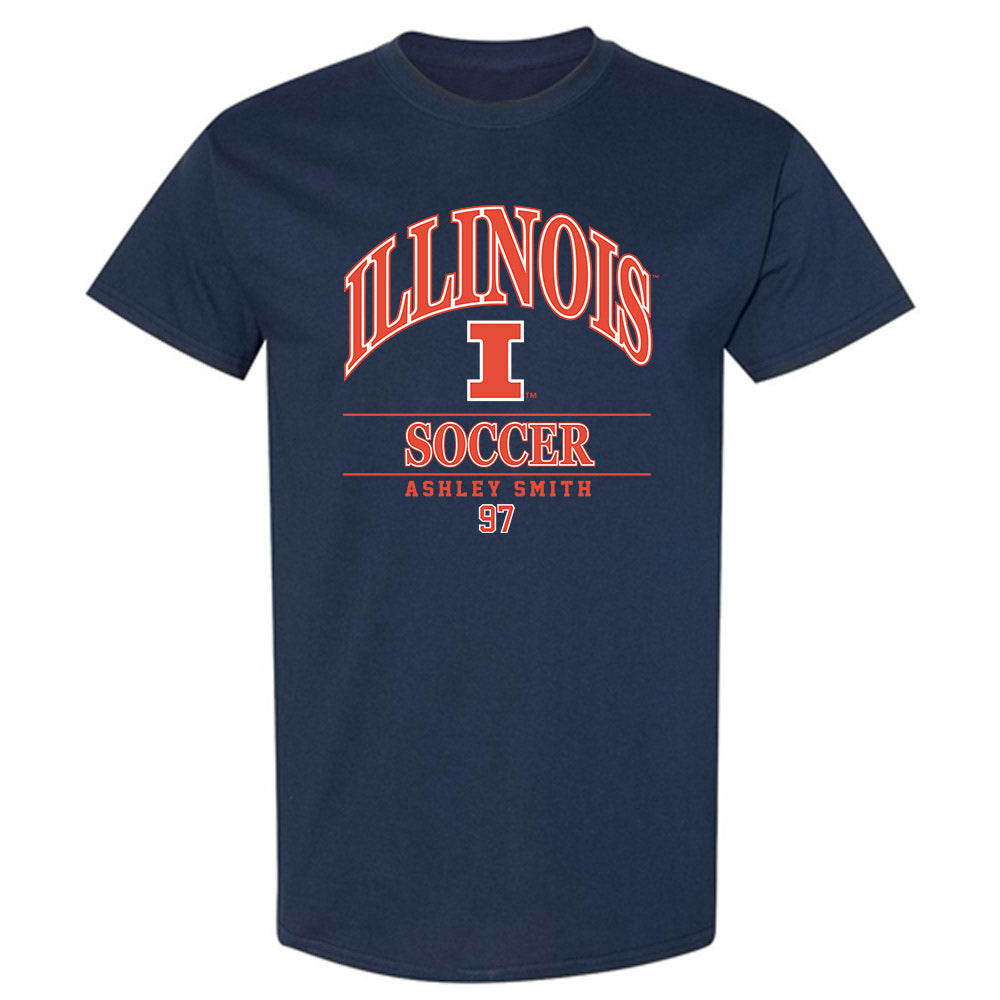 Illinois - NCAA Women's Soccer : Ashley Smith - Classic Fashion Shersey T-Shirt-0