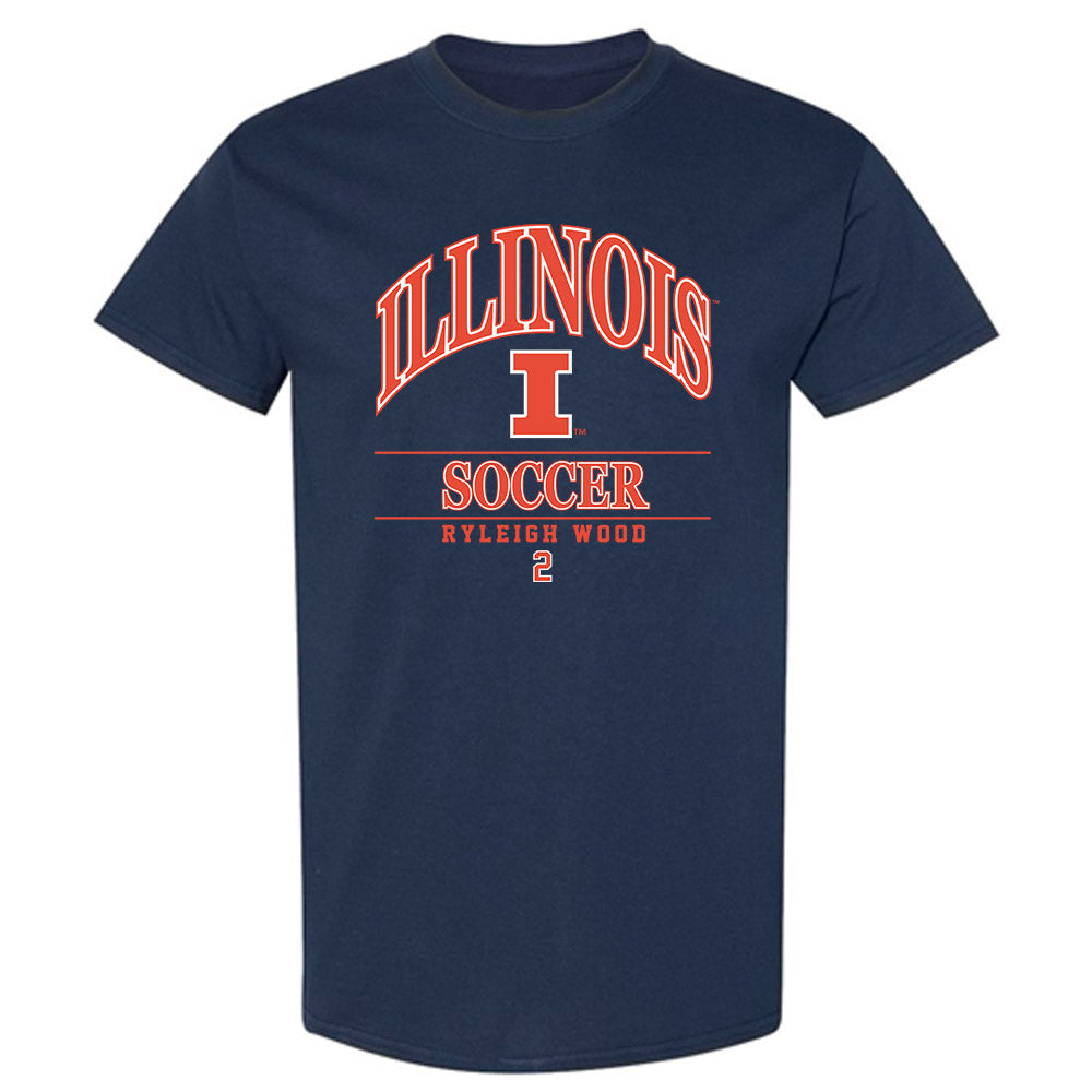 Illinois - NCAA Women's Soccer : Ryleigh Wood - Classic Fashion Shersey T-Shirt-0