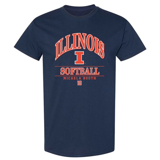Illinois - NCAA Softball : Micaela Booth - Classic Fashion Shersey T-Shirt-0
