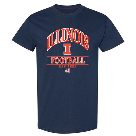 Illinois - NCAA Football : Ean Rhea - Classic Fashion Shersey T-Shirt-0