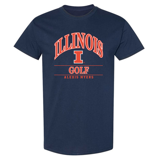Illinois - NCAA Women's Golf : Alexis Myers - Classic Fashion Shersey T-Shirt-0