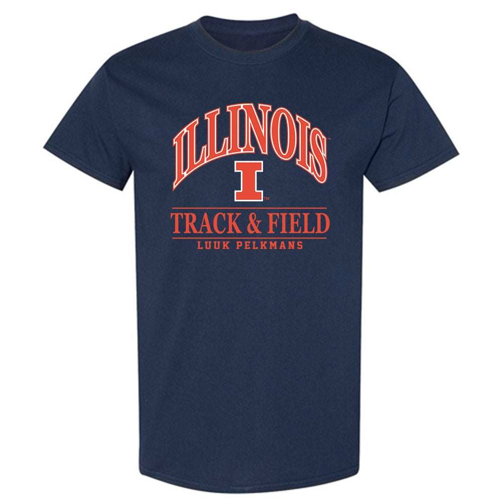 Illinois - NCAA Men's Track & Field : Luuk Pelkmans - Classic Fashion Shersey T-Shirt-0