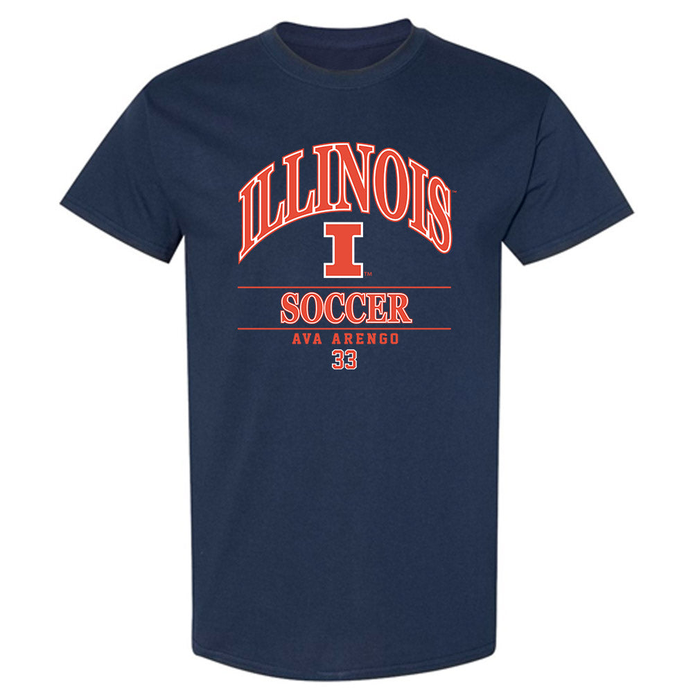 Illinois - NCAA Women's Soccer : Ava Arengo - Classic Fashion Shersey T-Shirt-0