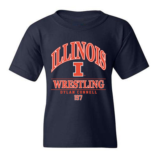 Illinois - NCAA Wrestling : Dylan Connell - Classic Fashion Shersey Youth T-Shirt-0