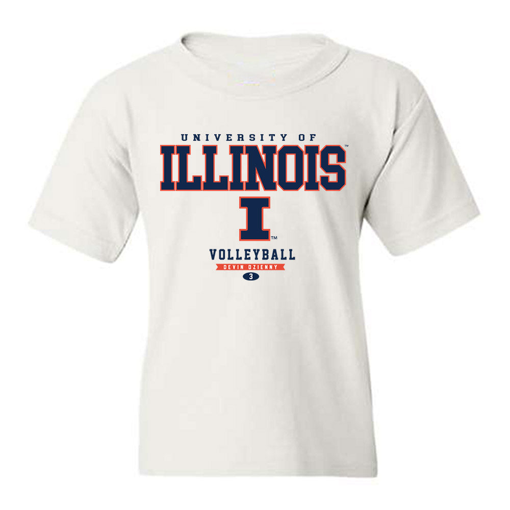 Illinois - NCAA Women's Volleyball : Devin Dzienny - Classic Fashion Shersey Youth T-Shirt-0