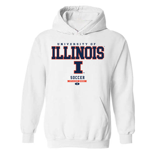 Illinois - NCAA Women's Soccer : Ryleigh Wood - Classic Fashion Shersey Hooded Sweatshirt-0