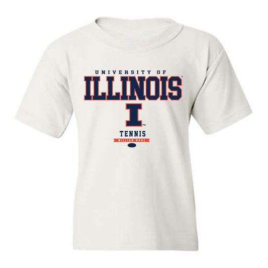 Illinois - NCAA Men's Tennis : William Mroz - Classic Fashion Shersey Youth T-Shirt-0