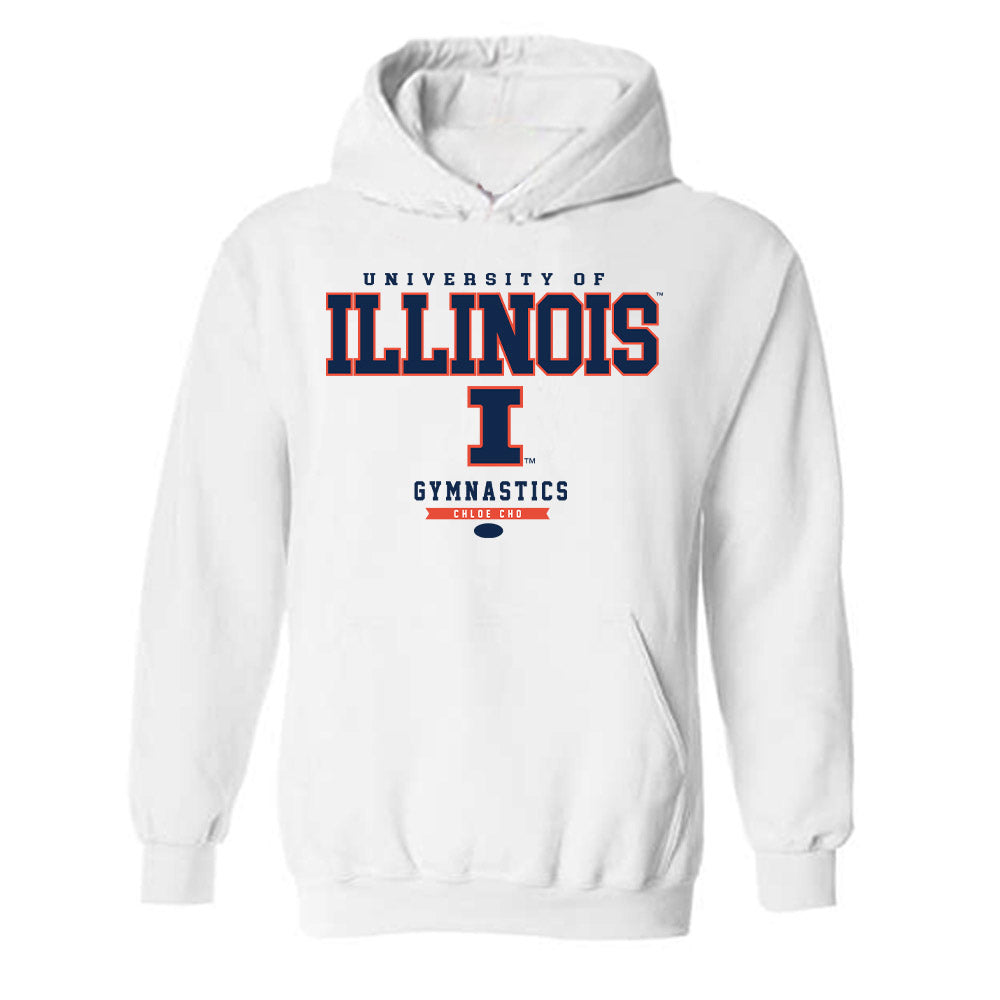 Illinois - NCAA Women's Gymnastics : Chloe Cho - Classic Fashion Shersey Hooded Sweatshirt-0