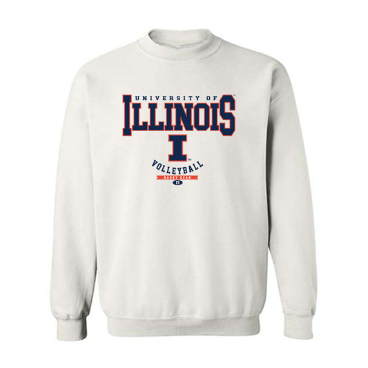 Illinois - NCAA Women's Volleyball : Gabby Dean - Crewneck Sweatshirt Classic Fashion Shersey
