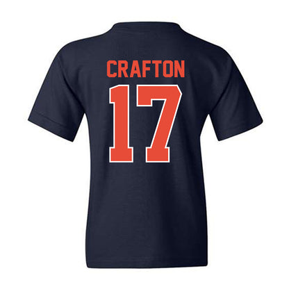 Illinois - NCAA Baseball : Cole Crafton - Sports Shersey Youth T-Shirt-1